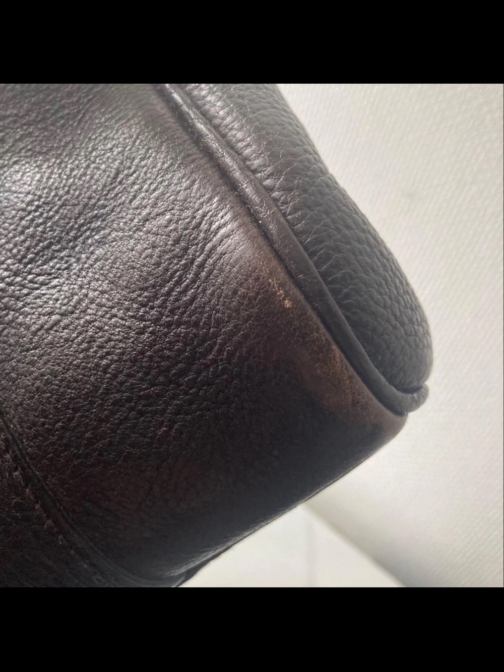 Mulberry Dark Brown Leather Satchel with Gold Turn-Lock - Picture 6 of 16